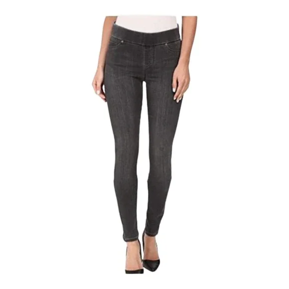 Liverpool Jeans Jeans Liverpool Grey Black The Skinny Pull On - Main Image